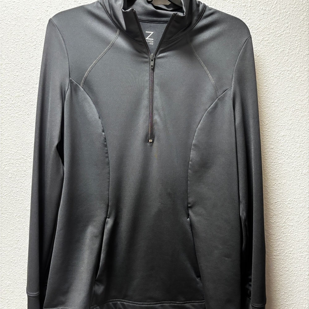 Zella Women's Dark Gray Half-Zip Performance Pullover